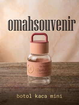 Souvenir botol kaca mini Murah
